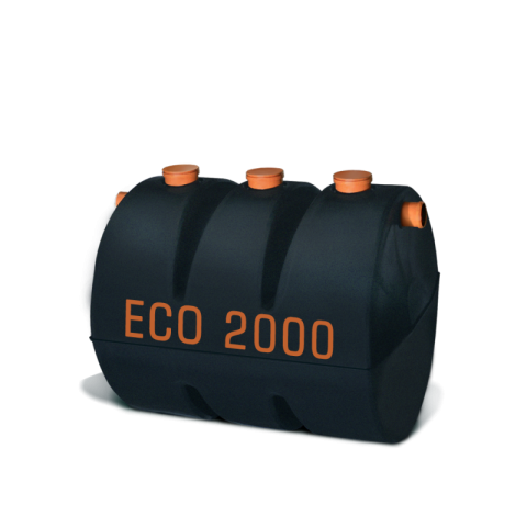 ECO SEPTIC TANK FULL PACK, 2,000 L